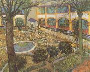 Vincent Van Gogh The Courtyard of the Hosptial at Arles (nn04) china oil painting artist